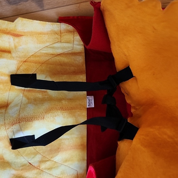 Spirit French Fries Kids Costume - Red and Gold - Picture 4 of 7